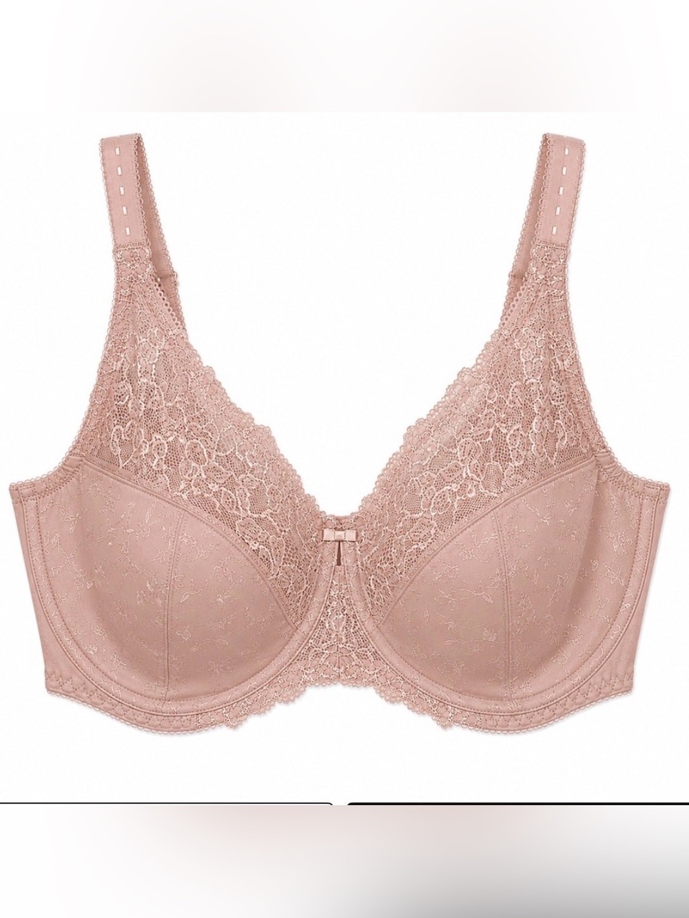 Delimira Unlined Lace Minimizer Bra 46C NWT